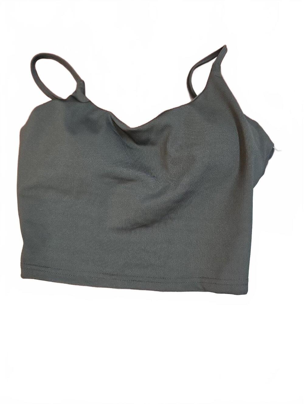 POP Fit Long Line Padded bra-tank top Size Large NWT